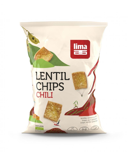 Lima Lentil chips chili bio 90g